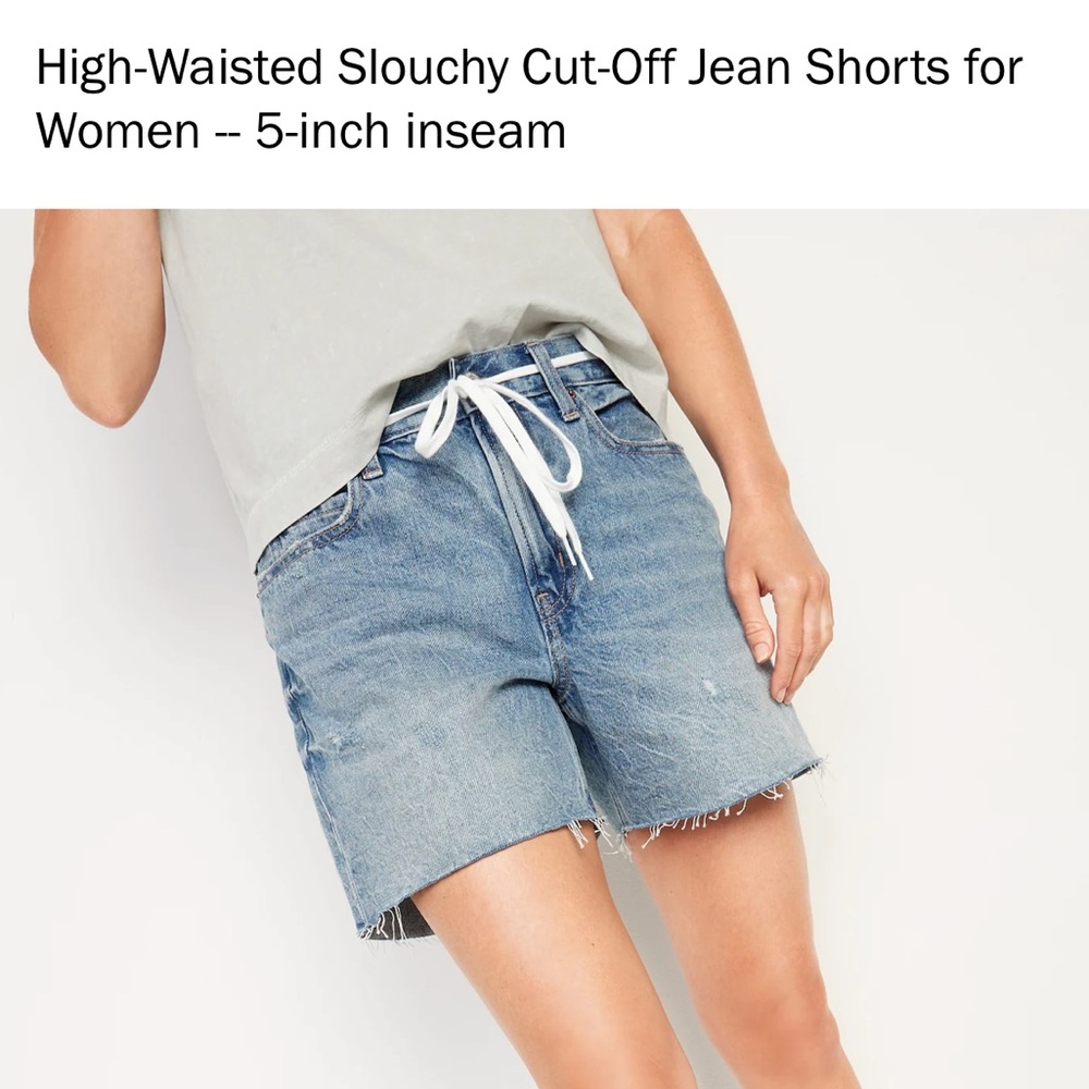 High waisted Denim Shorts NWT
